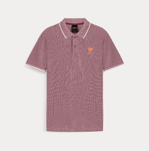 Polo with Tipping Details